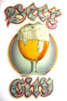 beer city vintage t-shirt iron-on